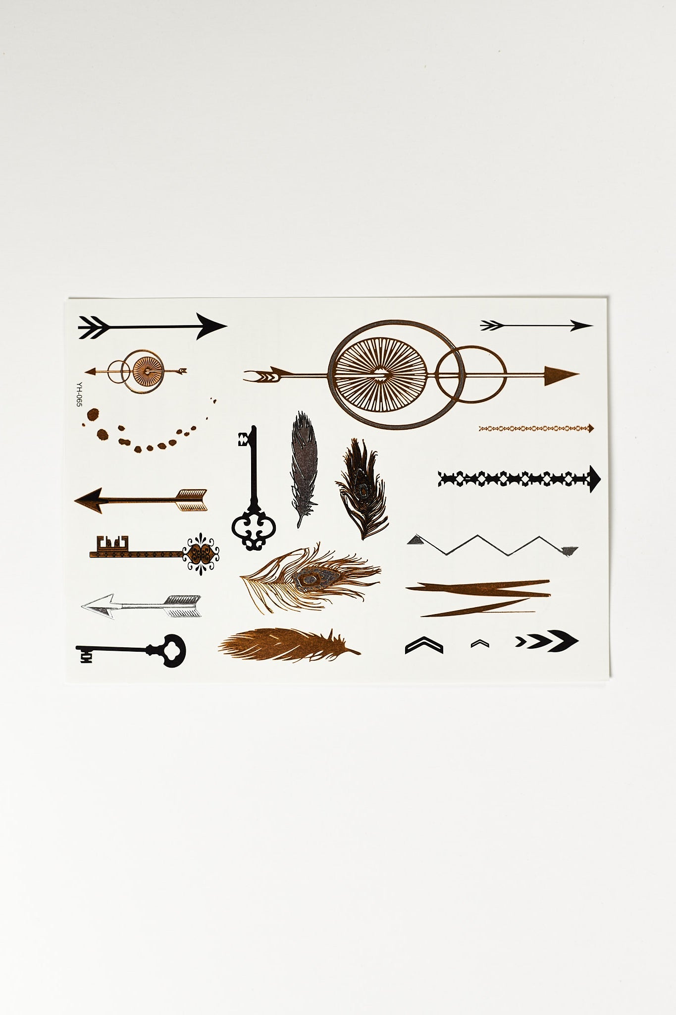 Betta Metallic Tattoo- Keys